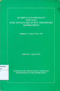 Image of Kumpulan pandangan tentang ilmu pengetahuan teknologi kedokteran