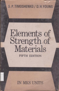 Image of Elements of Strength Of Materials