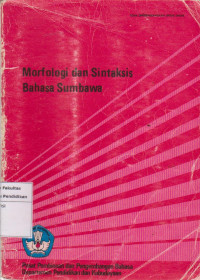 Image of Morfologi dan sintaksis bahasa Sumbawa