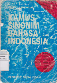Image of Kamus sinonim bahasa Indonesia