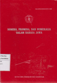 Image of Nomina, promina, dan numeralia dalam bahasa jawa