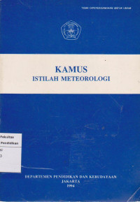 Image of Kamus Istilah meteorologi