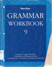 Image of Grammar Workbook 9
