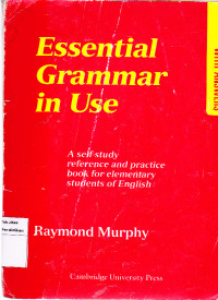 Image of Essential grammar in use