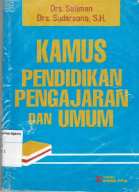 Kamus Pendidikan Pengajaran dan Umum