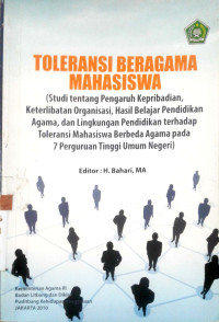 Toleransi Beragama Mahasiswa