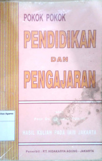 Pokok-pokok Pendidikan dan Pengajaran