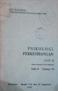 Psikologi perkembangan jilid II