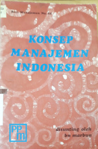 Konsep Manajemen Indonesia