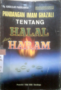 Pandangan Imam Ghazali Tentang Halal dan Haram