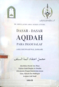 DASAR-DASAR AQIDAH PARA IMAM SALAF