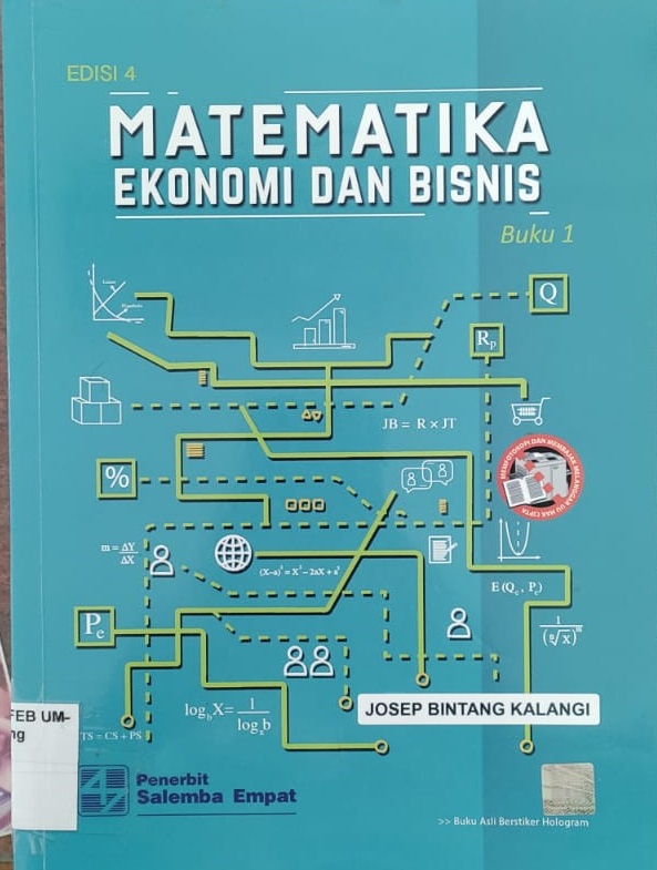 Matematika Ekonomi Dan Bisnis Buku 1 Edisi 4