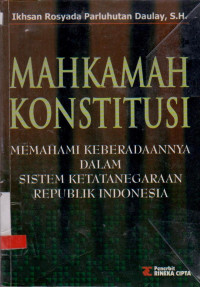 MAHKAMAH KONSTITUSI