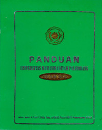 PANDUAN UNIVERSITAS MUHAMMADIYAH PALEMBANG TAHUN 2002