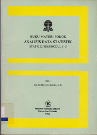 Image of BUKU MATERI POKOK ANALISIS DATA STATISTIK STAT 4212/3SKS/MODUL 1-5