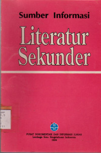 Image of SUMBER INFORMASI LITERATUR SEKUNDER