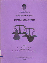 Image of BUKU MATERI POKOK KIMIA ANALITIK