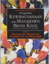 Pengantar Kewirausahaan dan Manajemen Bisnis Kecil Edisi Bahasa Indonesia