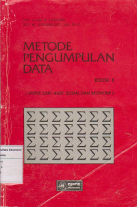Image of Metode pengumpulan data: unutk ilmu-ilmu sosial dan ekonomi