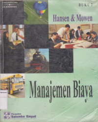 Manajemen Biaya Buku 2