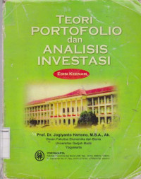 Image of Dasar-dasar teori portofolio dan analisis sekuritas edisi keenam
