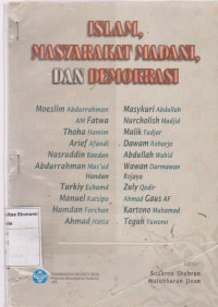 Islam, masyarakat madani, dan demokrasi