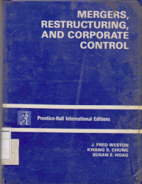 Image of Mergers, restructuring, and corporate control