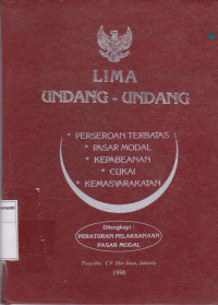 Image of Lima undang-undang