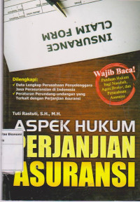 Aspek hukum perjanjian asuransi