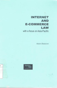 Image of Internet and E-  Commerce law with a focus on Asia- Pasific