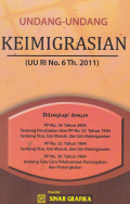 Undang-Undang Keimigrasian (UU RI No.6 Th.2011)