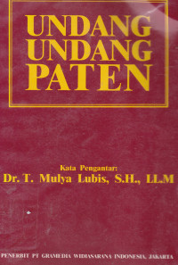 Undang-Undang Paten