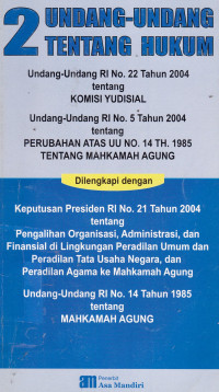 2 Undang-Undang Tentang Hukum