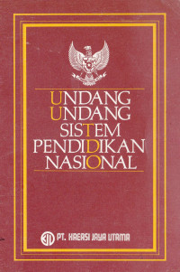 Undang-Undang Sistem Pendidikan Nasional