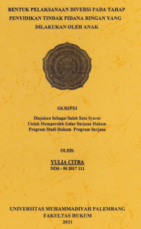 Tindak Pidana Penadahan Motor (Studi Kasus Perkara Pidana No.1668/PID.B/2018/PN/PLG) Di Pengadilan Negeri Palembang