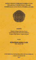 Analisis Yuridis Terhadap Penetapan Eksekusi Non Executable Perkara Perdata Di Pengadilan Negeri Kelas I.A Palembang