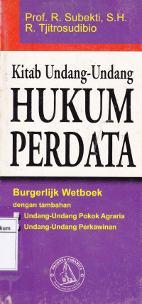 Kitab Undang-Undang Hukum Perdata