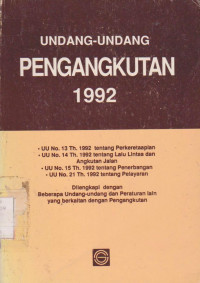 Undang-Undang Pengangkutan 1992