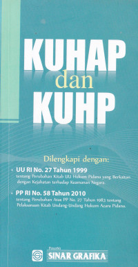 KUHAP dan KUHP