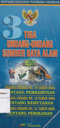 Tiga Undang-Undang Sumber Daya Alam