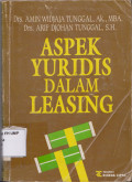 Aspek Yuridis Dalam Leasing