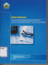 Buku Panduan, Bagi KPPN dan Bendaharawan Pemerintah Sebagai Pemotong/Pemungut Pajak-Pajak Negara