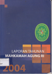 Laporan Tahunan Mahkamah Agung RI