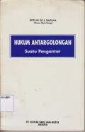 Hukum Antargolongan Suatu Pengantar