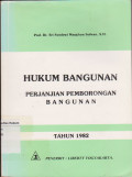 Hukum Bangunan Perjanjian Pemborongan Bangunan