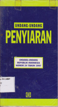 Undang-Undang Penyiaran