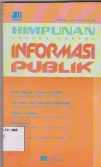 Himpunan Undang-Undang Informasi Publik