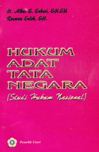 HUKUM ADAT TATA NEGARA (Studi Hukum Nasional)