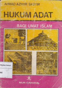 Hukum Adat Bagi Umat Islam