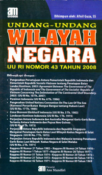 Undang-Undang Wilayah Negara: UU RI Nomor 43 Tahun 2008